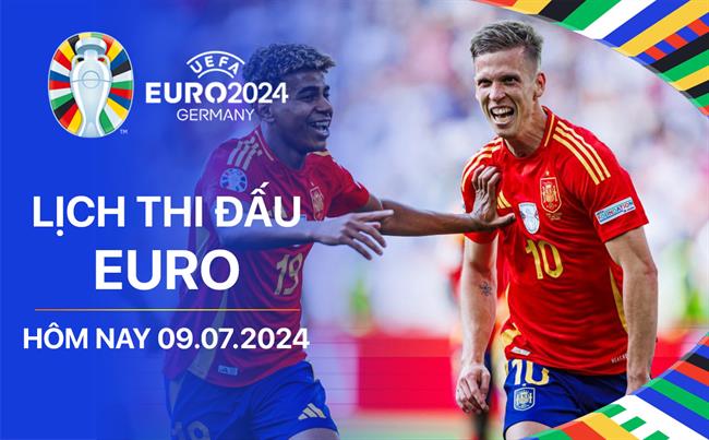 Lich thi dau Euro 2024 dem nay 9/7